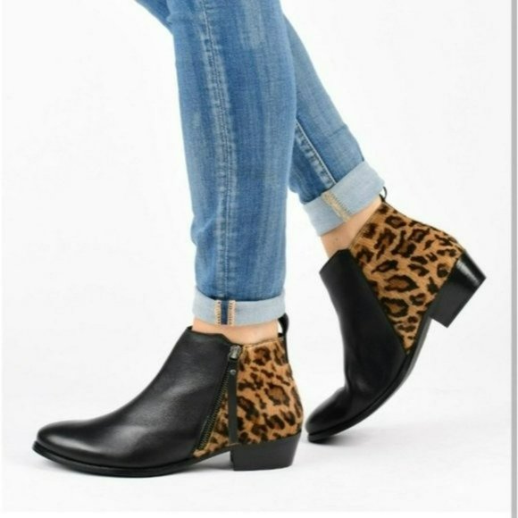 Journee Collection Shalece Ankle Boots Brown -11 - Picture 6 of 9